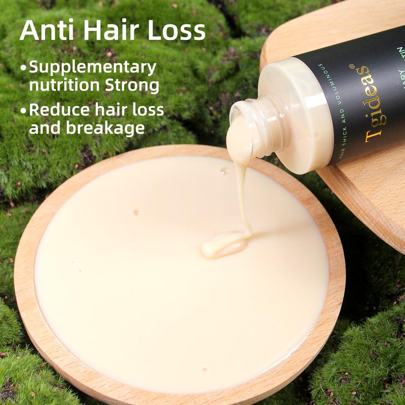 Tgideas Rosemary Leaf Oil & Hydrolyzed Keratin Shampoo-Nourishes and Regenerates Hair-Soft and Fluffy for Men and Women Cleansing Conditioner