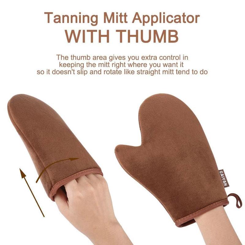 Self Tanning Mitt Applicator Self Tanner Mitt Applicator Tanning Mitts Self Tanner With Thumb Ultra Soft Tanning Glove For Self Tan Mitt Applicator