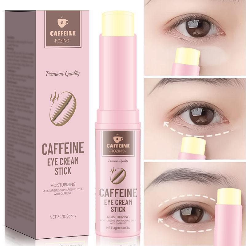 Caffeine Firming Professional Eye Care Cream Stick, Long-lasting Moisturizing Eye Cream, Beauty & Personal Care Product