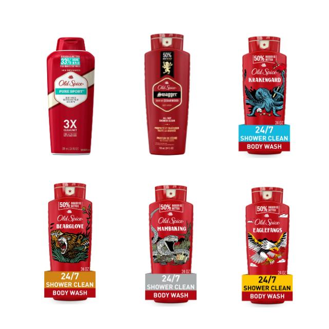 Old Spice Body Wash for Men, Long Lasting Lather, 24 fl oz - Body Care