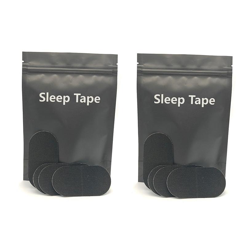 30 Pack Anti Snoring Mouth Tape -Oral tape (pack of 30 ), black soft-grade fabric, anti-snoring, sleep-improving breathing patch Hypoallergenic and Skin-Friendly - Gentle Comfort Skincare for Restful Sleep - Black Friday Christmas