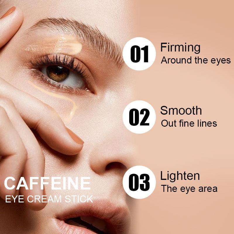 Caffeine Firming Professional Eye Care Cream Stick, Long-lasting Moisturizing Eye Cream, Beauty & Personal Care Product