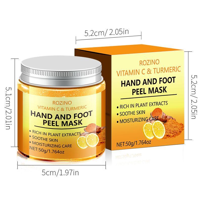 Vitamin C & Turmeric Hand & Foot Mask, Moisturizing Hand & Foot Mask, Hand & Foot Care Product For Women & Men