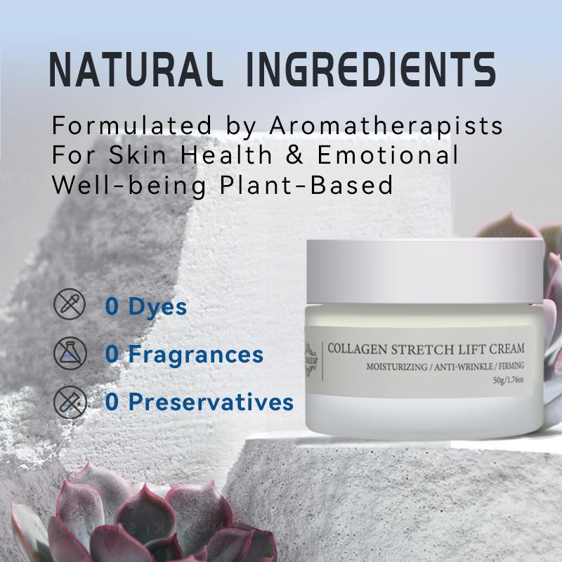 Naturaleaf Collagen Cream,Face Moisturizer with Retinol, Hyaluronic Acid,VE,Peptide Complex,Plant Stem Cells-Day & Night Face Cream,Moisturizing, Lifting & Recovery Skincare Sensitive