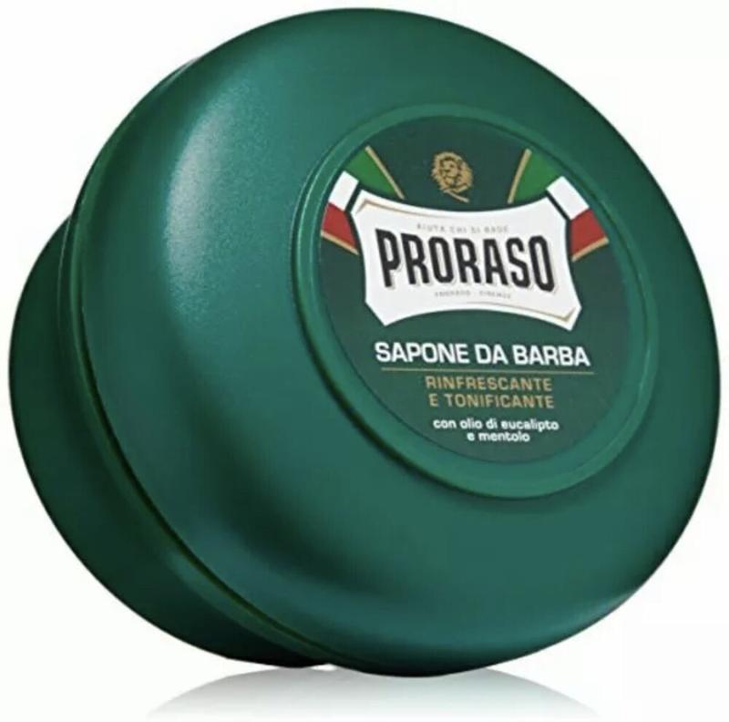 Proraso Shaving Soap In A Bowl - Refresh & Toning, 5.2 Oz Made in Italy