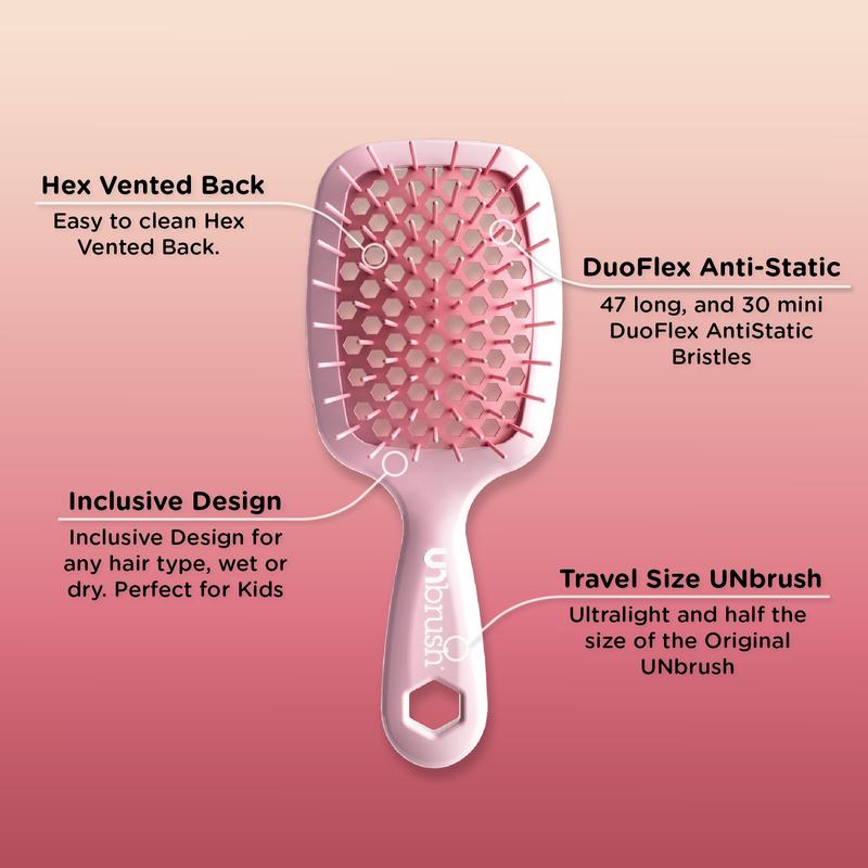 FHI Heat UNbrush Mini Detangling Hair Brush Haircare Heatless