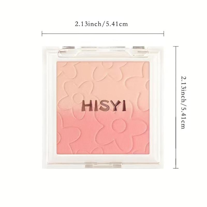 Non-Fading Two Tone Ombre Blush, Smooth Blush Powder, Cheeks Contour Blush Pressed Powder, Long Lasting Powder Blush, Natural Look Blush