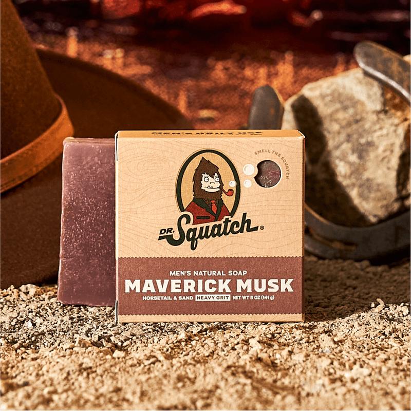 Dr. Squatch - Maverick Musk Bar Soap - Body Care for Men