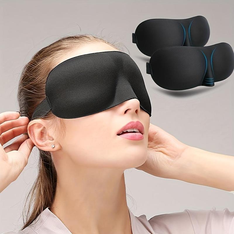 3D Contoured Memory Foam Yoga Meditation Blinder, Soft Blindfold for Sleeping, Travel, Nap, Sleeping Eye Cover for Women & Men