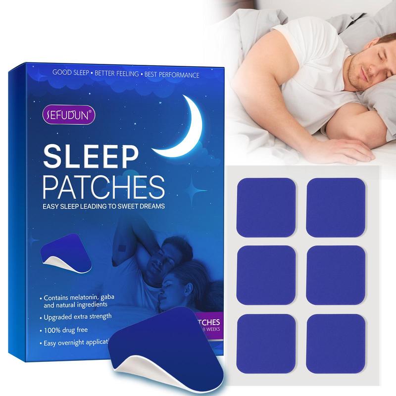 Sleep Patches, 60pcs box Deep Sleep Patch Suitable for Home Office Travel, Portable Sleep Aid Patch for Christmas Gift, Suitable for Men and Women