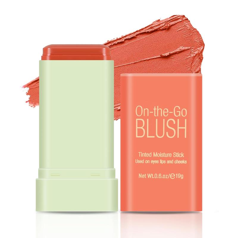 Multi-Use Blush Stick – Waterproof & Long-Lasting Tinted Moisturizer for Cheeks, Lips, and Eyes – Lightweight, Smooth Blending Formula for a Natural, Radiant Finish