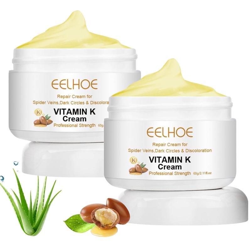 2 Bottle Varicose Veins Miracle Cream, Vitamin K Cream, K Miracle Cream, Vitamin K Cream Suitable for Legs and Face, Suitable for All Skin Types, Deeply Nourishing and Moisturizing