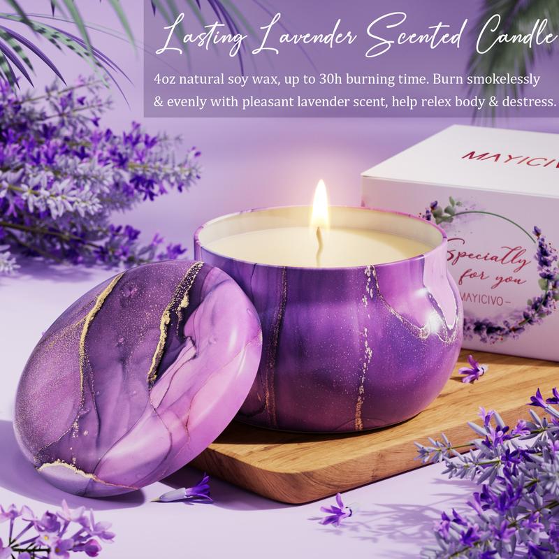 Mayicivo Birthday Gifts for Women, Lavender Spa Basket for Self-Care, Body Care & Comfort, Perfect for Mother's Day or Appreciation Gifts