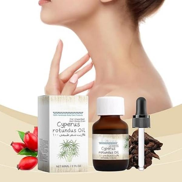 Cyperus Rotundus Oil for Hair Removal, Topical Cyprus Rotundus Oil, Organic Cyperus Rotundus Oil for Skin Car After Shaving Body Care