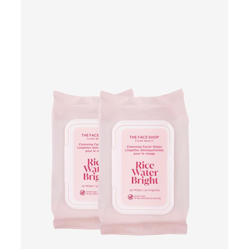 Rice Water Bright Cleansing Facial Wipes 2-Pack