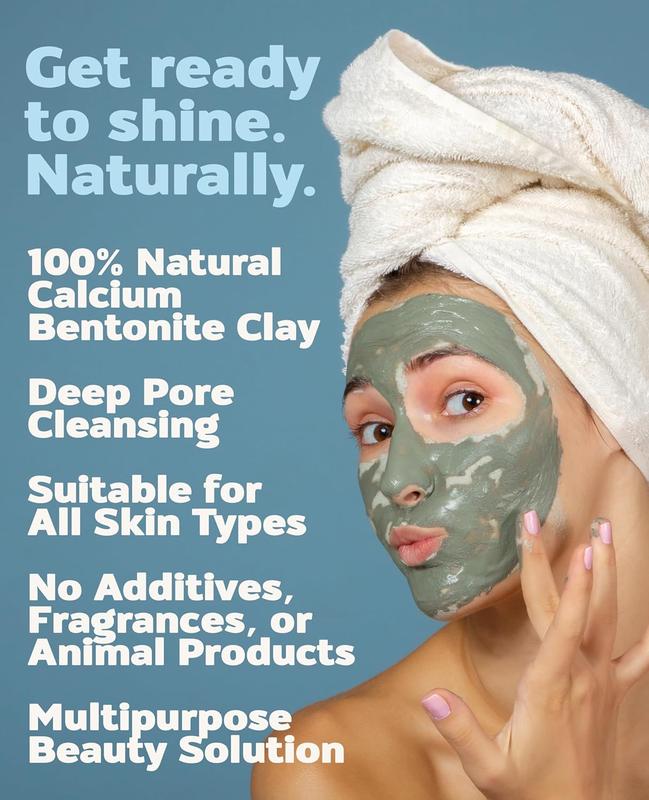 Aztec Secret Indian Healing Clay 1 lb - Deep Pore Cleansing Facial & Body Mask - Skin Repair, Skincare