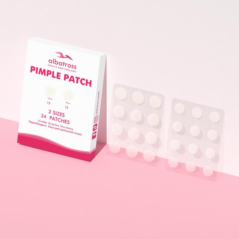 Invisible Acne Pimple Patches for Face (24 Counts), Spot Dots Cover, Pimple Patch Pimple Stickers