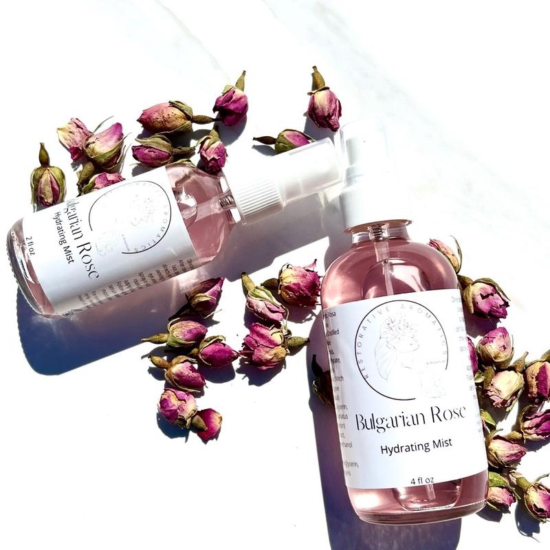 Bulgarian Rose Hydrating Face Mist - Cleansing Toner - Natural Face Toner - True Indulgence for Radiant and Balanced Skin - Natural Skincare