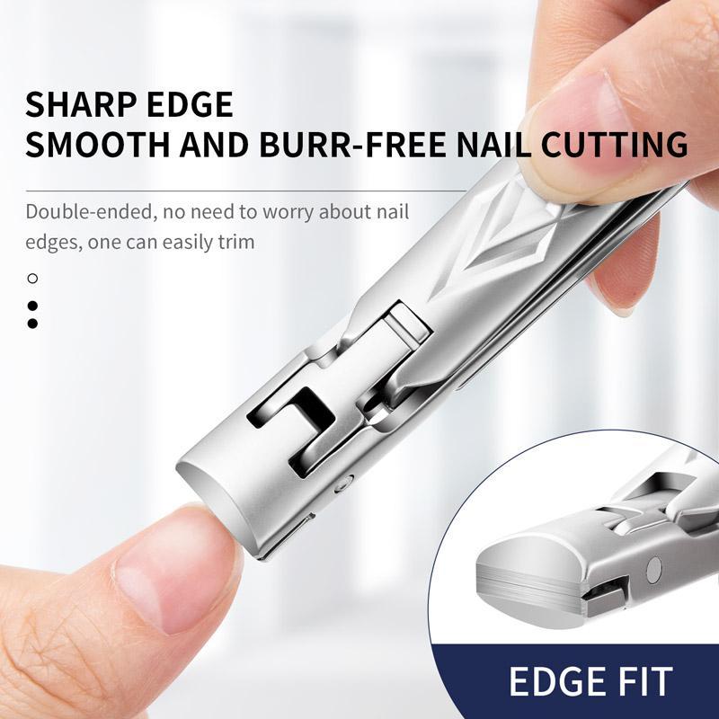 Labor-saving Nail Clipper, 1 Count Wide-mouth Pliers, Large Opening & Sharp Blade Nail Cutters, Sturdy Stainless Steel Finger & Toe Nail Care Tool