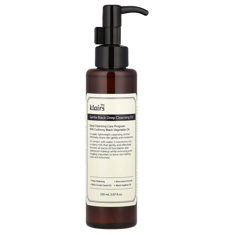 Dear, Klairs Gentle Black Deep Cleansing Oil, 5.07 fl oz (150 ml)