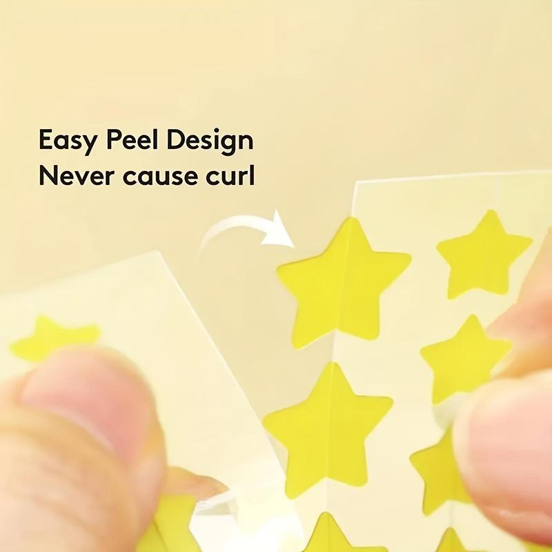 Color Star Series Cover Patches, 200pcs Hydrocolloid Cleaning Patches For Acne-prone Skin