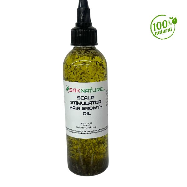 Scalp stimulator Hair Growth oil - Long Hair - Thick Hair -  Hair Growth - Ayurverdic Hair growth oil - Rosemary Hair Oil - Hibiscus Hair growth oil - Indian Hair Growth oil - Rosemary Fenugreek Hair Growth oil chebe Oil- Herbal Haircare Peppermint