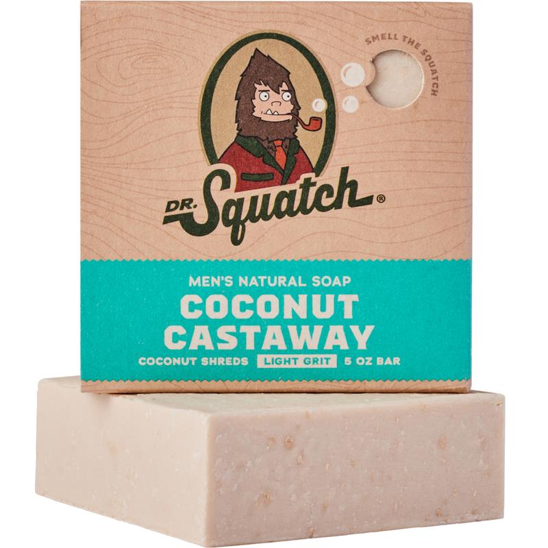 Dr. Squatch - Coconut Castaway Bar Soap - Body Care for Men