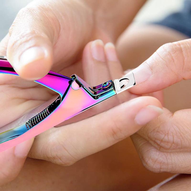 Professional Acrylic False Nail Clippers for Acrylic Nails Nail Tip Cutter Nail Manicure Tool