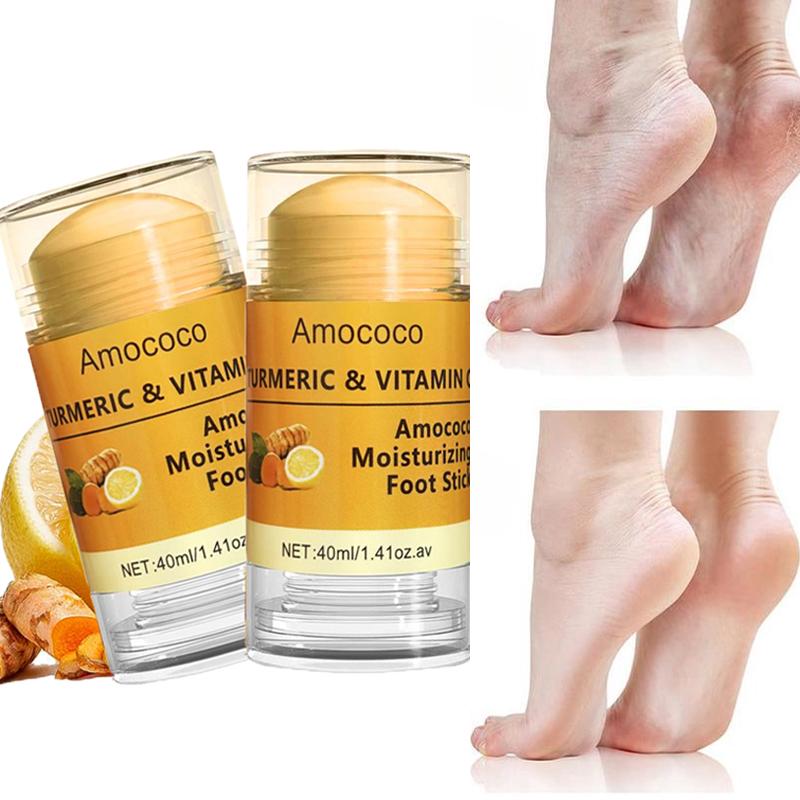 5pcs Turmeric Vitamin C Hydrating Hand BalmStick, Moisturizing Hand Cream, Foot CareProduct for Dry Cracked Skin, Hand & Elbow SkinCare Moisturizer,Summer Essentials