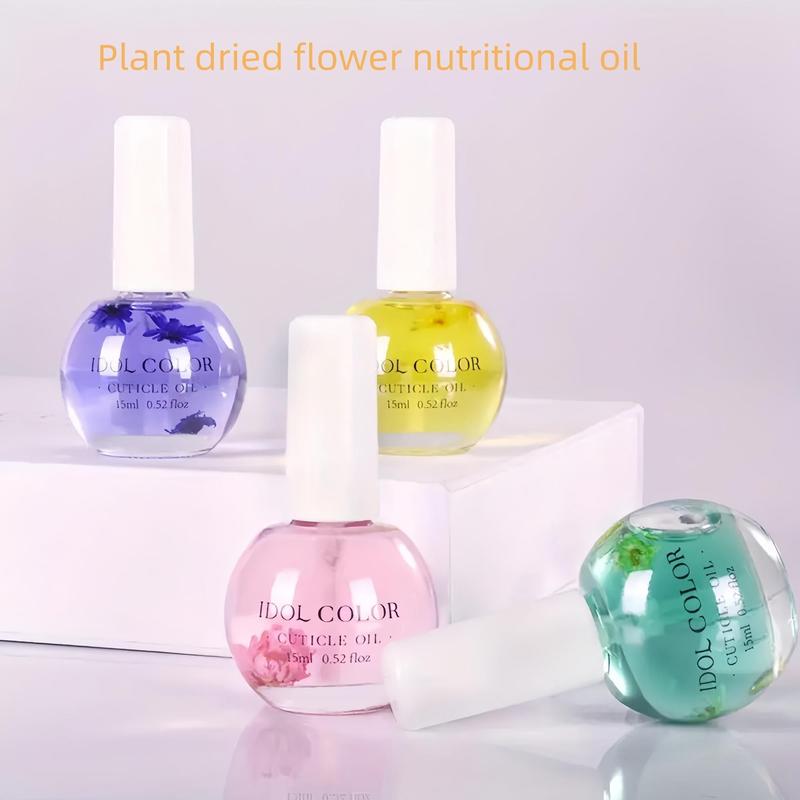 Organic Nail & Cuticle Oil, 1 Count Moisturizes & Strengthens Nails for All Skin Types, Nail Care Product for Women & Girls, Christmas Gift