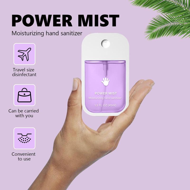 Hand Sanitizer Spray, 4 Counts set Moisturizing Hand Sanitizer Spray Including Lavender, Vanilla, Aloe Vera and Unscented Moisturizing Hand Sanitizer for Men and Women.