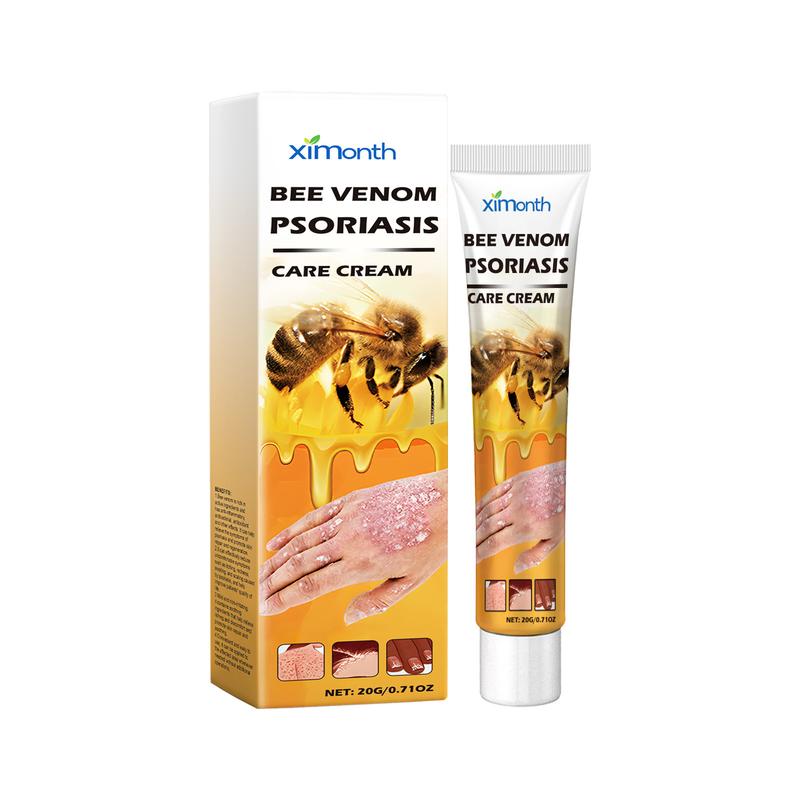 Bee Venom Psoriasis Treatment Cream Hand and Foot Itchy Redness Nourishing and Repairing Skin Care Cream