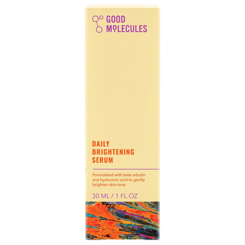 Good Molecules Daily Brightening Serum - Hydrating Facial Serum with Beta Arbutin and Hyaluronic Acid to Moisturize - Anti-Aging Skincare