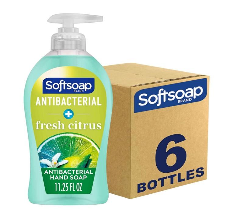 Softsoap Antibacterial Liquid Hand Soap, 11.25 Fl Oz (Pack of 6), A92