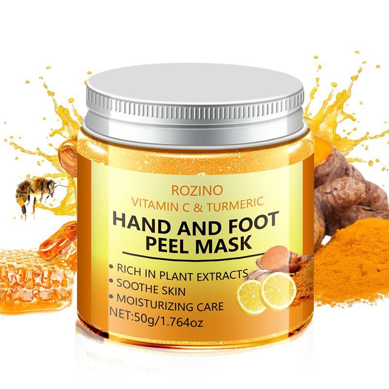 Vitamin C & Turmeric Hand & Foot Mask, Moisturizing Hand & Foot Mask, Hand & Foot Care Product For Women & Men