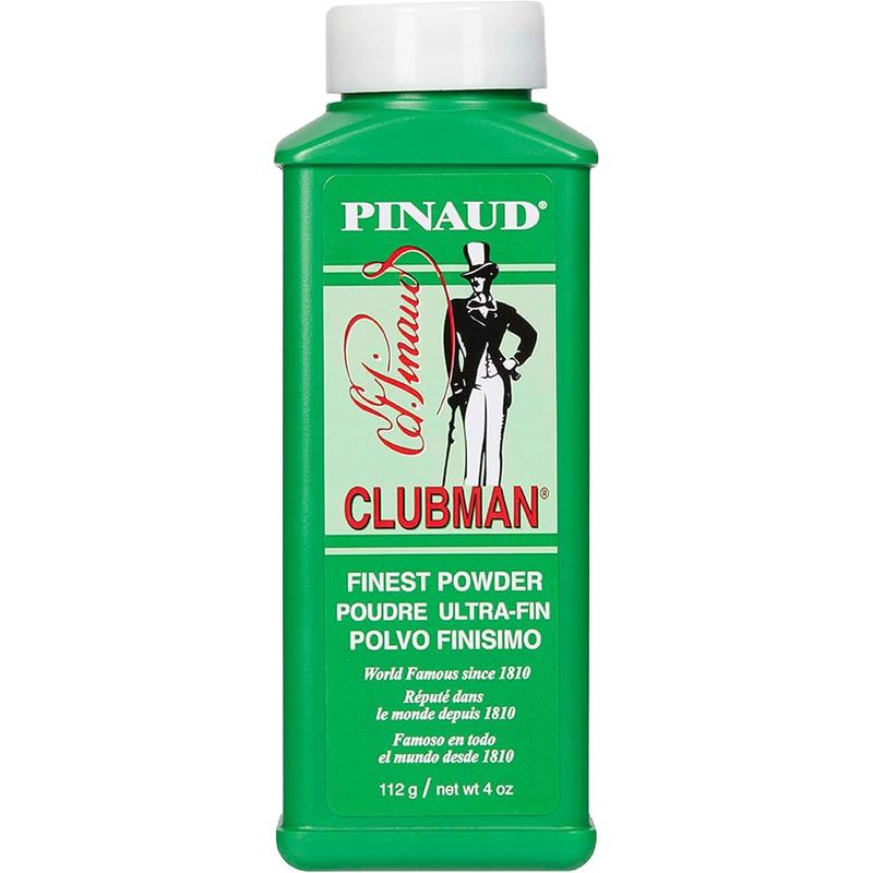 Clubman Pinaud Finest Powder, White, Skin Soothing, 4 oz