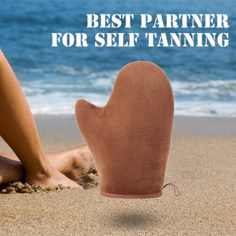 Self Tanning Mitt Applicator Self Tanner Mitt Applicator Tanning Mitts Self Tanner With Thumb Ultra Soft Tanning Glove For Self Tan Mitt Applicator Skincare