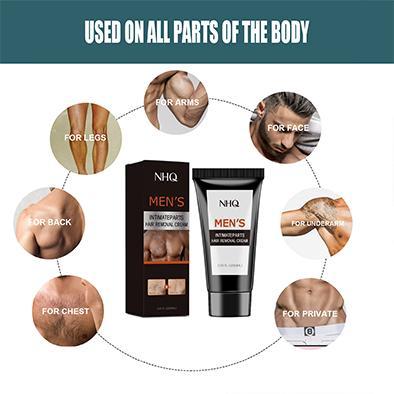 Men's Hair Removal Cream, Bikini Hair Removal Cream Painless, Gentle and Easy to Use,For Hair in Private Parts  For All Skin