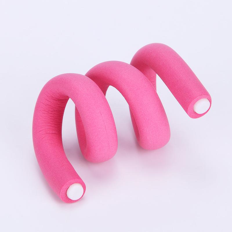 9.5inch 6pcs Heatless hair curler  Hair Rollers Perm Rods Flexible Curlers Soft Foam Curls Tool Salon Styling Haircare