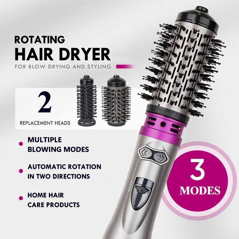 3 in 1 Hair Dryer Brush, 1 Box Multifunctional Hair Styling Tool for Women, Cepillo Tools, Rotating Hair Dryer for Blow Drying and Styling, Hair Dryer Brush for Home Use, Christmas, Fall, Gift, Winter Gift, Gift