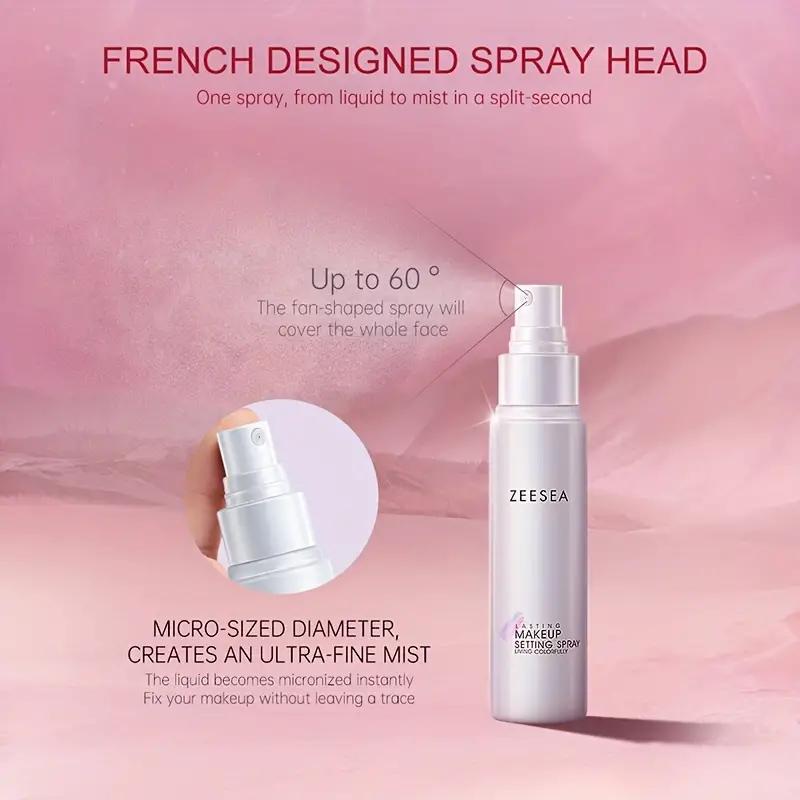 ZEESEA Color Setting Spray 24-hour oil control, long-lasting, waterproof, sweat-proof and moisturizing, suitable for autumn and winter 3.7oz  Makeup