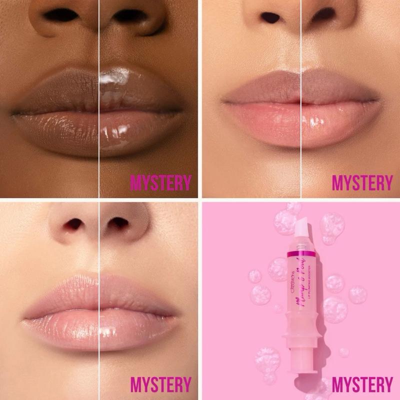 Mystery Plump & Pout Lip Plumping Booster Gloss Hydrating Lightweight Lipgloss  Glossy Lip plumper Moisturizing Lipstick Makeup Cosmetic Lip Care