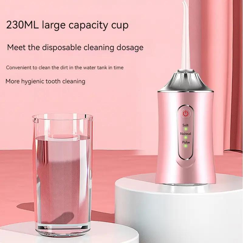 Electric Water Flosser & Jet Tip, 1 Set Portable Rechargeable Oral Irrigator For Home & Travel, Teeth Cleaning Device for Anxiety, Christmas, Fall Gift, Winter Gift, Christmas Gift