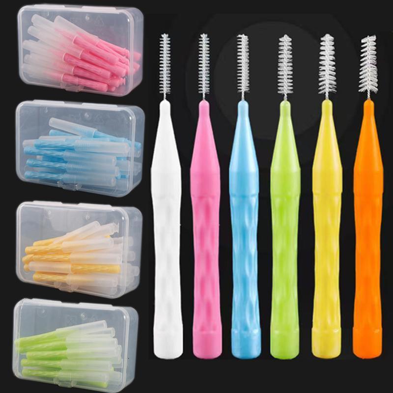 Floss Interdental Brush Cleaners (30pcs set), Colorful Dental Flosses, Dental Flosses for Home & Travel, Oral Care Products