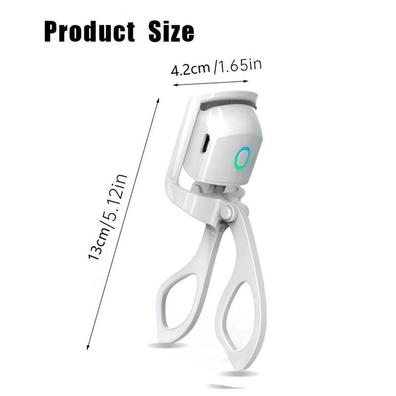 Portable Electric Eyelash Curler, 2 Temperature Mode Electric Heated Eyelash Curler, Professional Makeup Tool for Women & Girls