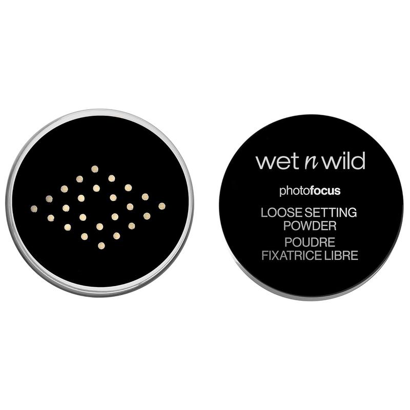 wet n wild Photo Focus Loose Baking Setting Powder, Highlighter Makeup, Fair to Medium & Tan Skin Tones, Translucent