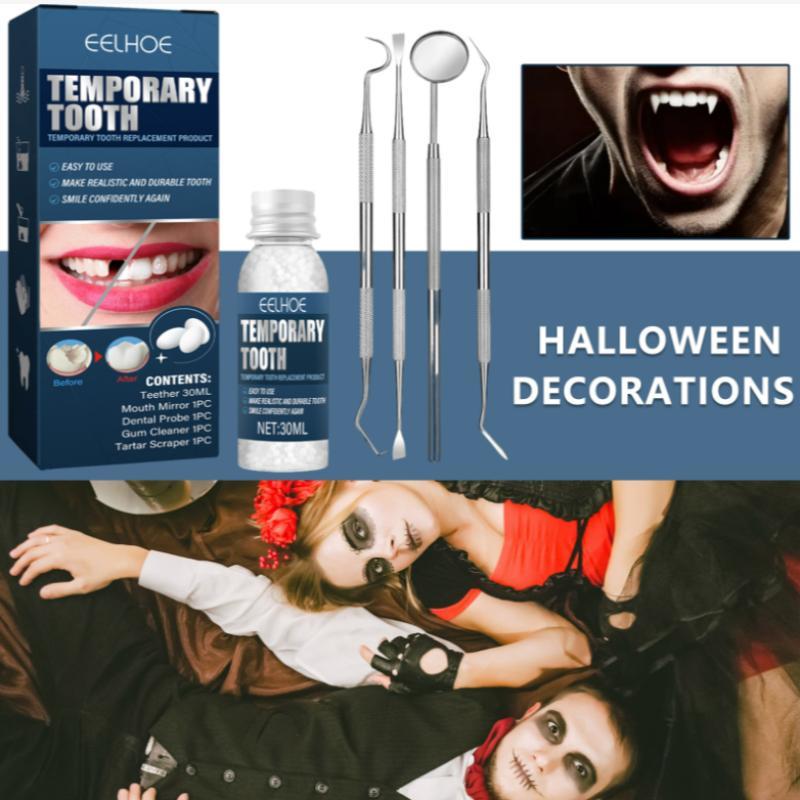 Vampire Fangs Teeth, 1 Set Vampire Fangs Teeth Decoration, Denture Care Product for Women & Men, Oral Care Product for Daily Use