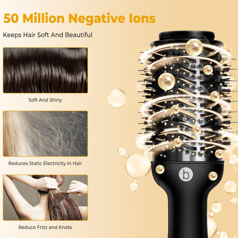 3 In 1 Hair Dryer Brush Blow Dryer Brush,One Step Hair Dryer And Styler Volumizer For Drying, Straightening, Mother's Day, Halloween, Thanksgiving, Christmas And Holiday Gifts