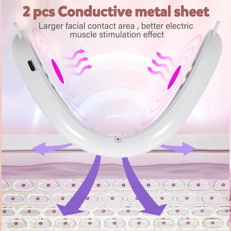 Foldable Face Massage Tool, 1 Count Multilevel and Multi-mode Facial Lifting & Firming Belt, Personal Care Products for Women