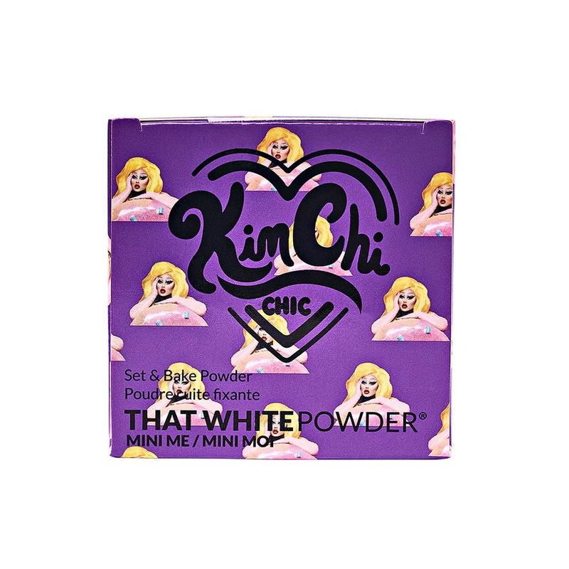 KimChi Chic That White Powder, Mattifying Makeup Setting Powder for All Skin Types, Long-Lasting Face Powder Helps Minimize the Appearance of Fine Lines powder makeup